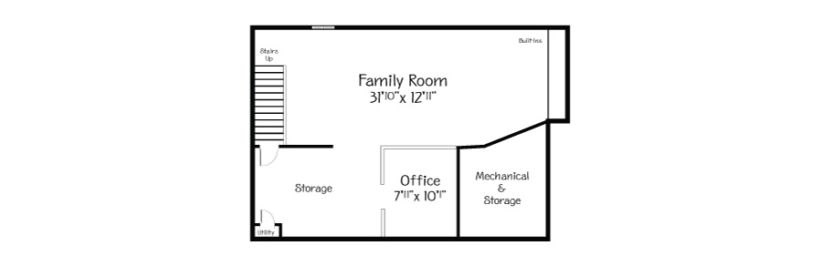 Plan View of the Lower Floor