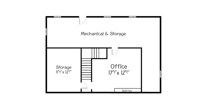 Plan View of the Lower Floor