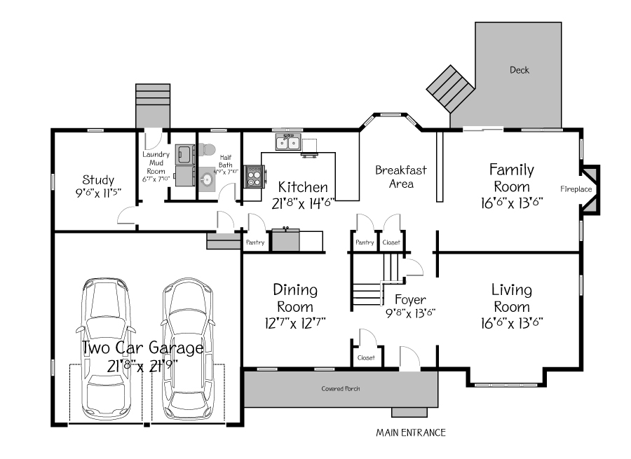 Plan View of the Main Floor