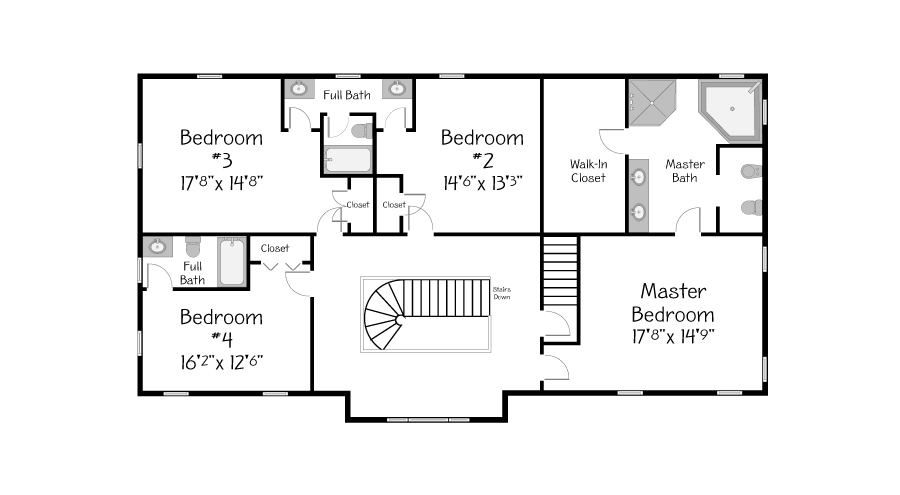 Plan View of the Lower Floor